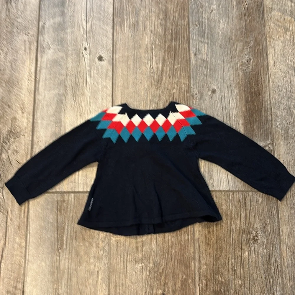 Polarn o pyret Navy Blue Kids Cardigan size 9 to 12 months girls baby